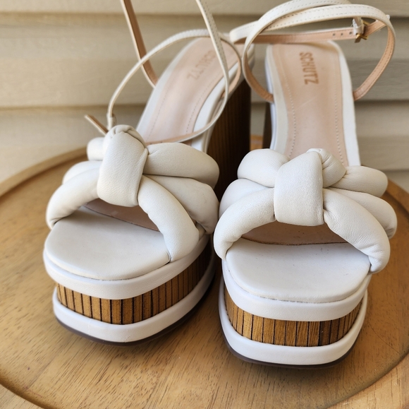 Schutz Mindy wedge sandals - Picture 4 of 13